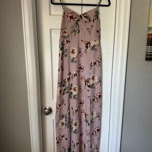 Leith Pink Floral Dress, S